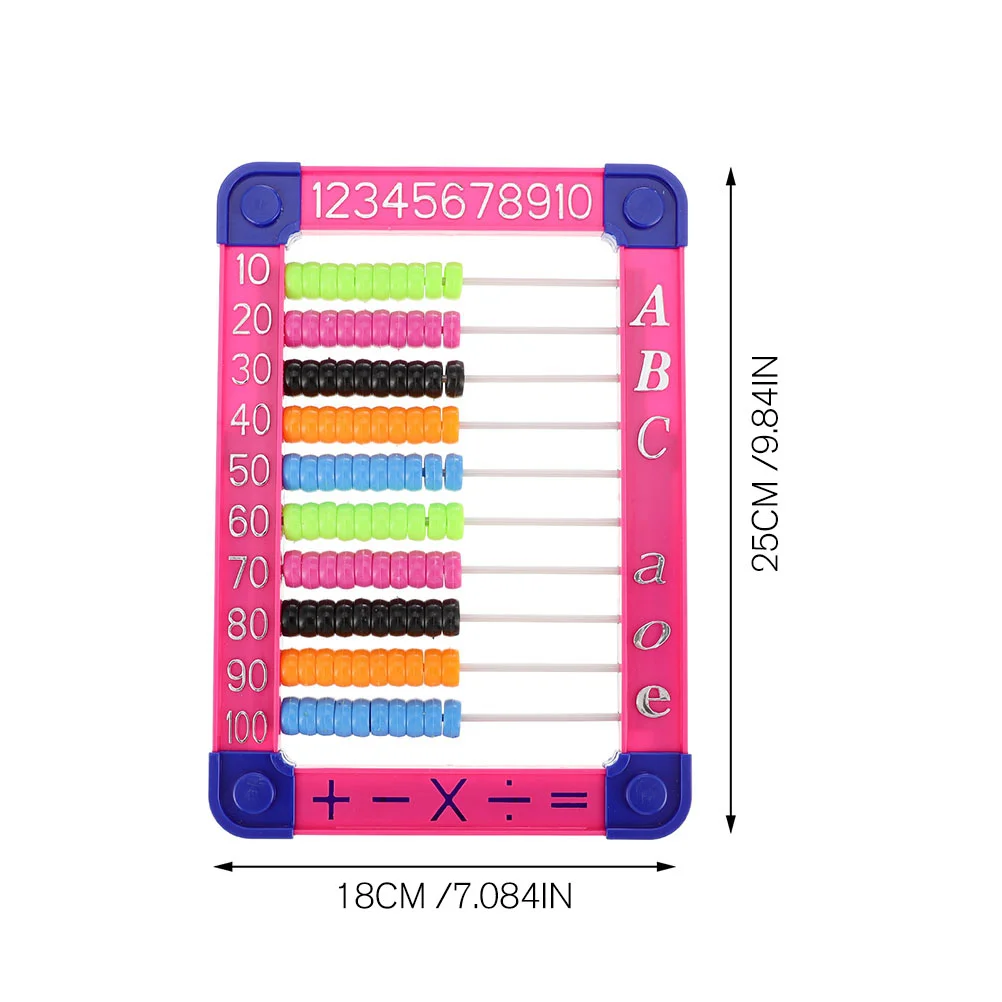 Abacus Plastic Toy Stand for Kids, Aprendizagem matemática, Educacional, Contando, Baby Beads, Cognitivo, Calculadora, Puzzle, Cognitivo