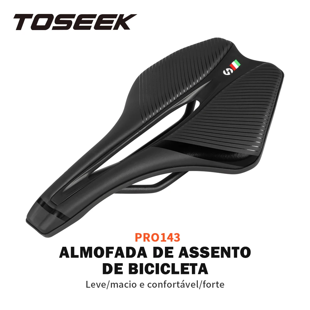 Toseek corrida bicicleta sela treinamento grau homem estrada tt timetrial triathlon bicicleta assento almofada leve