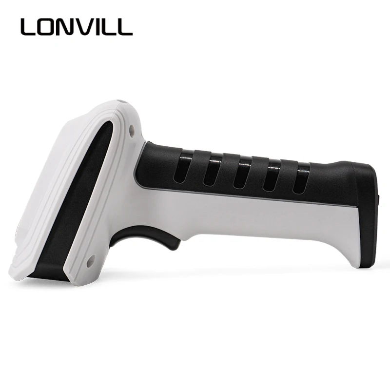 LONVILL 1.5m Drop Resistance IP54 Rugged Blue Tooth 2.4G Dual-Mode Wireless QR Code Reader for Retail POS