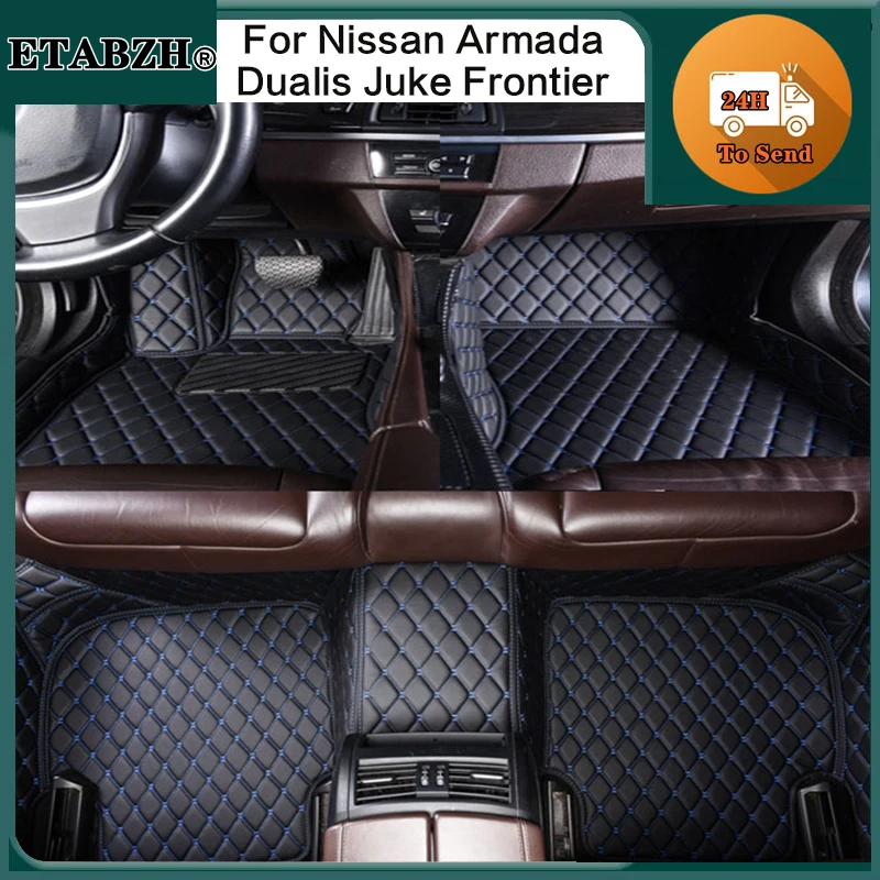 

Автомобильные коврики под заказ, специальные коврики, кожаный ковер для Nissan Armada, Dualis, Juke, Frontier, Fuga, Leaf, March Note, автомобильные аксессуары