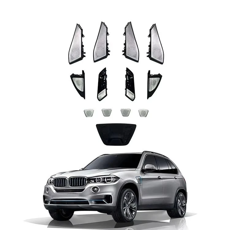 Front and Rear Door Speaker Glow Tweeter Luminous Night Audio Speaker Horn LED Cover for  X5 G05 X7