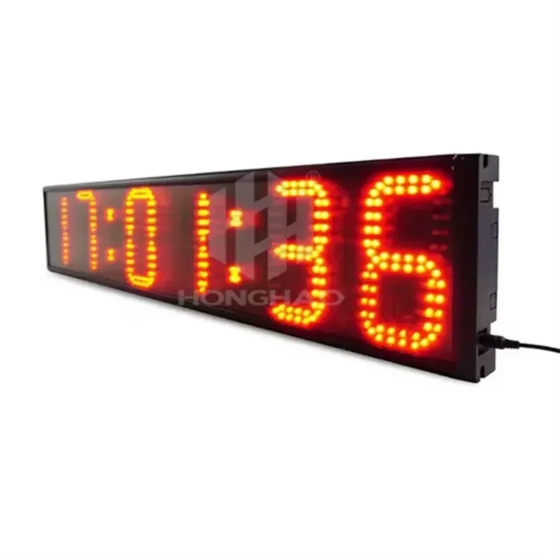 Big size multi-function gym sports countdown timer LED display clock Tabata training