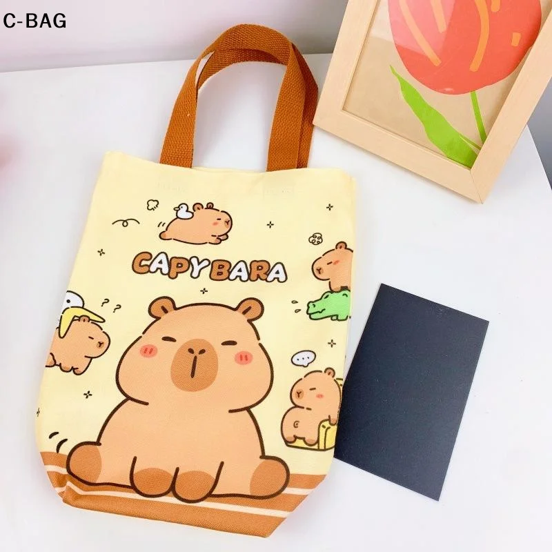 قماش كابيبارا غطاء زجاجة ماء الكرتون مظلة مقاومة للخدش حقيبة التخزين متعة زجاجة ماء الناقل حقيبة المشروبات حماية