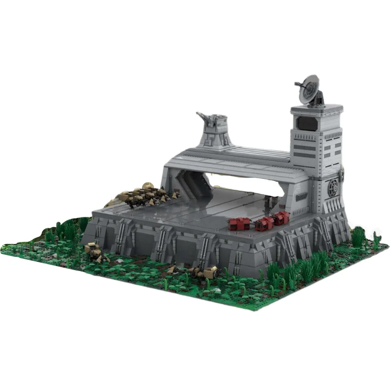 6881pcs MOC SW - Speeder Platform On Endor Star Battle Ultimate Collector Series Model Building Blocks Christmas Gift Toy Art