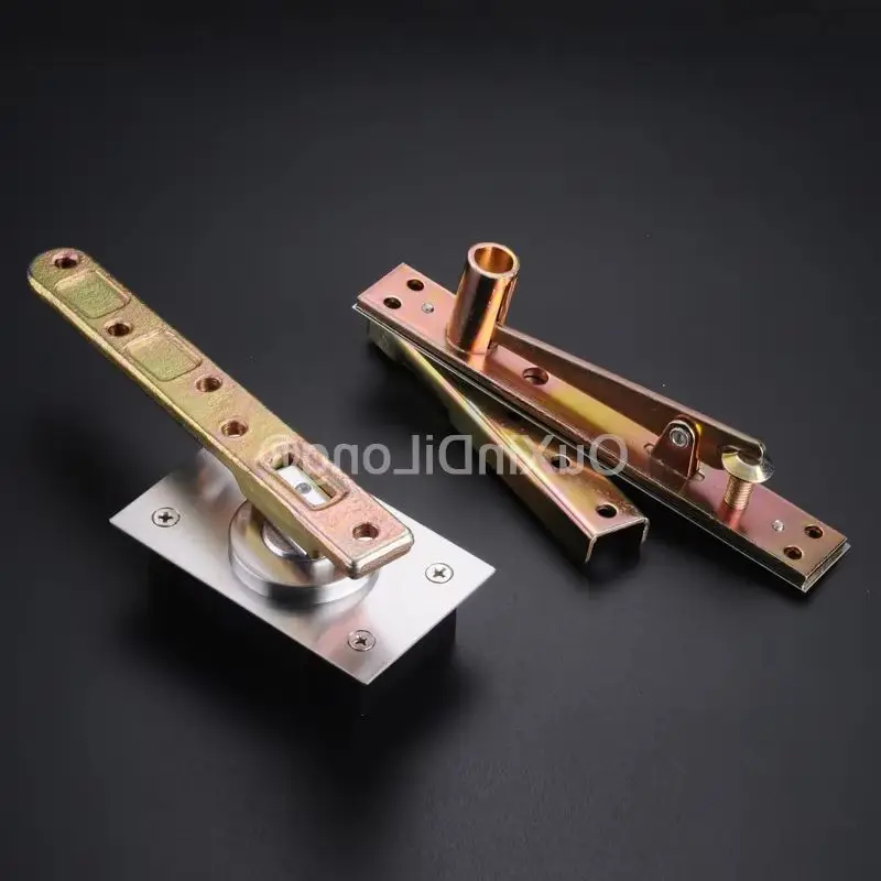 1Sets Heavy Duty 360 Degree Rotation Pivot Hinges Hidden Door Hinges Invisible Install Up and Down Load Bearing 100KG GF1040
