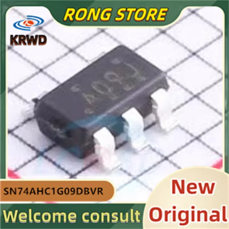 50PCS A09J A09  New and Original Chip IC SOT23-5 SN74AHC1G09DBVR SN74AHC1G09DB SN74AHC1G09 SN74AHC