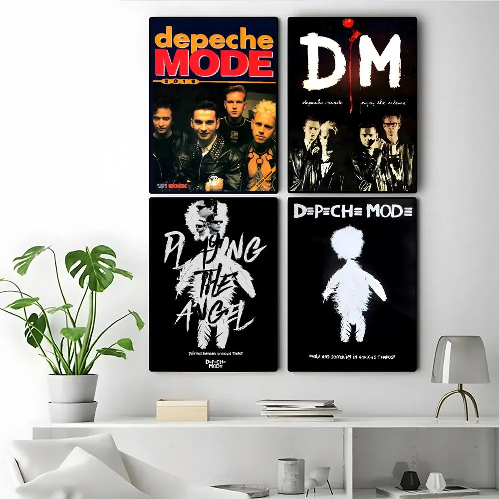 Band Depeche Mode Poster Poster Self-adhesive Art Waterproof Paper Sticker Coffee House Bar Room Wall Decor