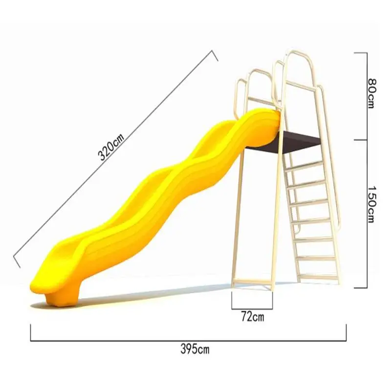 

Outdoor Playground Joining Assembling Accessories,Amusement Tube Slide Pieces Plastic Skip Sleds Customized Made
