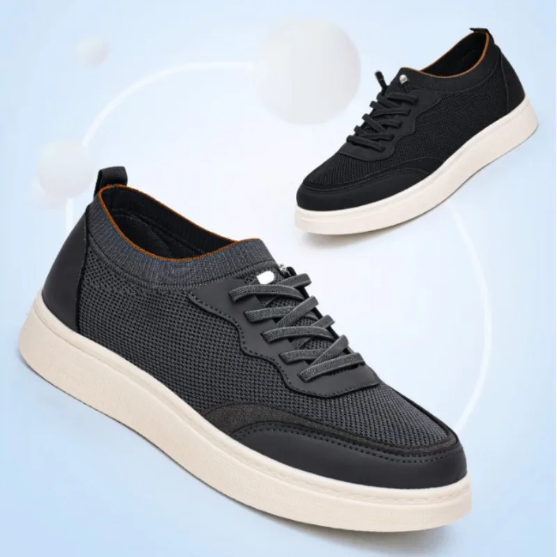2026 Summer Breathable Mesh Fashion Flat Walking Shoes for Man Versatile Casual Man Shoes Comfortable Soft Sole Running Sneakers