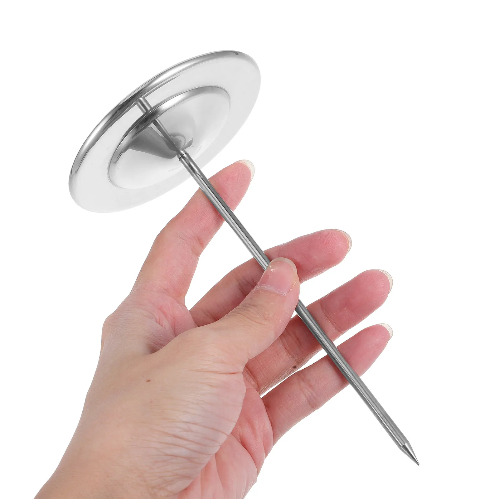 Restaurant Receipt Spike Holder Stainless Steel Thickened Solid Bill Fork Check Spindle for Kitchen Office Retail Bar Reception