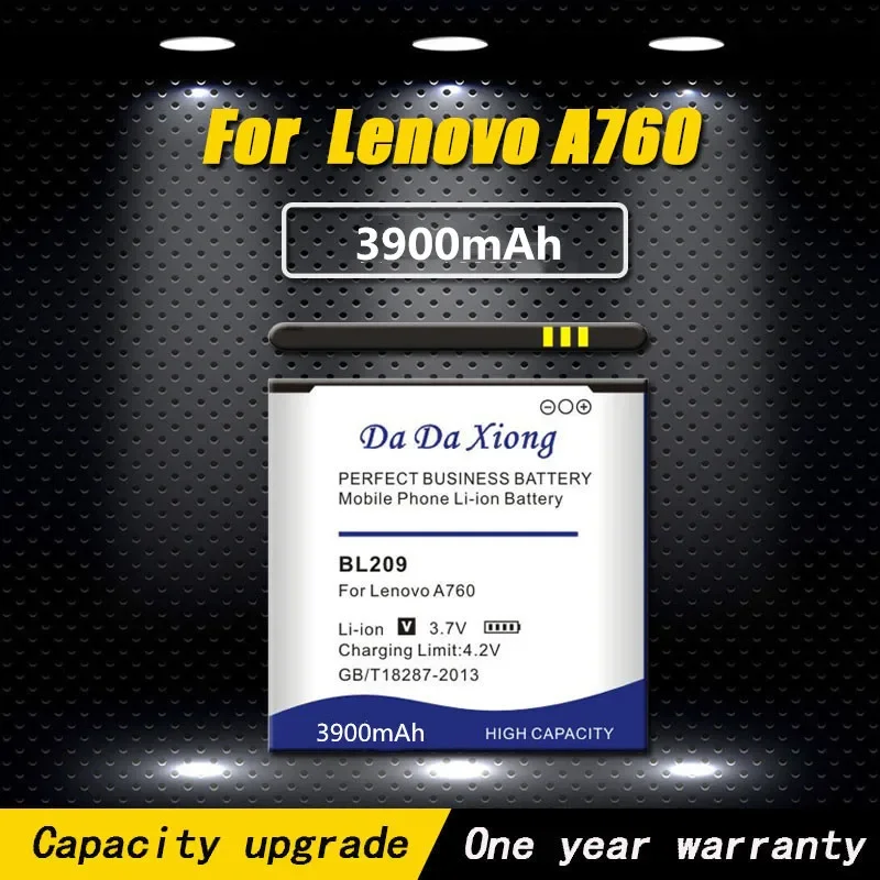 Высококачественный аккумулятор BL209 3900 мАч для телефона Lenovo A706 A760 A630E A820E A516 A378T A398T A788T