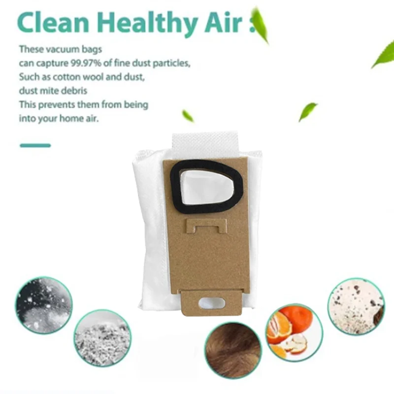 لماذا-8 قطعة كيس لجميع الغبار Forroborock H6/H7/Mijia SCWXCQ01RR ملحقات المكنسة الكهربائية قطع الغيار