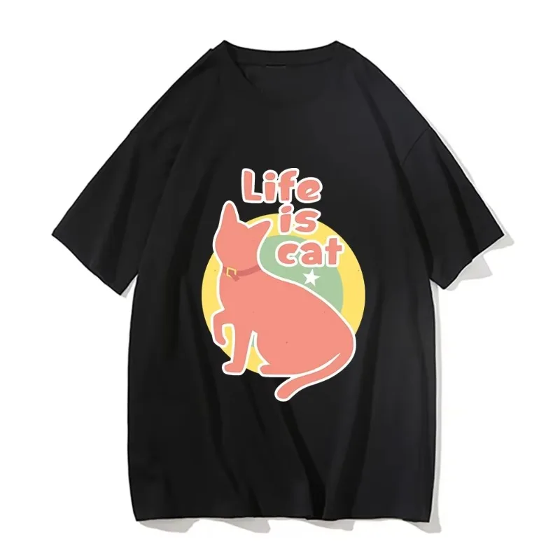 Prinzessin Connect! ReDive T-Shirt aus 100 % Baumwolle, Hemden für Herren, Spiel bedrucktes T-Shirt, 2025, Unisex, Harajuku, lässig, kurzärmelig