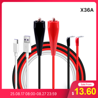 RD X36A 36A O-Type Round Connector to Alligator Clip Test Cable and Micro Communication Cable for RD6024 RD6030 output