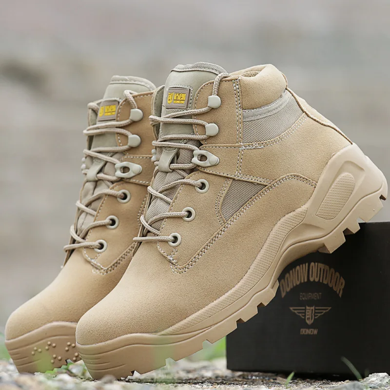 MAN WOMAN SHOE Field Jungle Desert Male Sneakers Outdoor Hiking Climbing BOOT Breathable Non Slip Leather Running Shoes