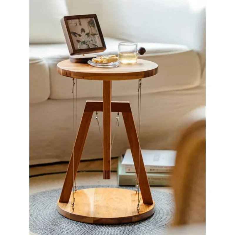 #Wabi-sabi do old suspended solid wood edge a few living room home bedroom bed set simple creative small apartment coffee table