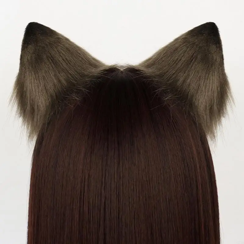 C71F ファッショナブルなヘアバンドかわいいヘッドピース耳ヘッドバンドパーティーや日常着に