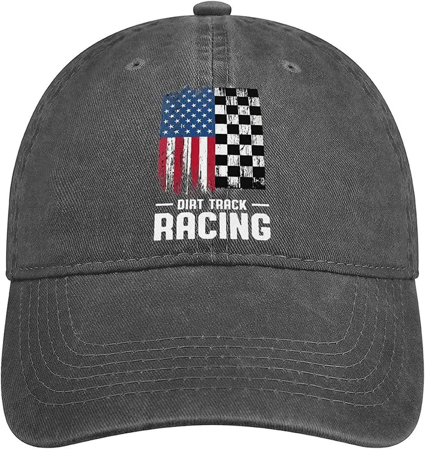 Sprint Car Racing Dirt Track Hat Baseball Cap Cotton Cowboy Hat, Fashionable for Man Woman Outdoor Sports Unisex Adjustable