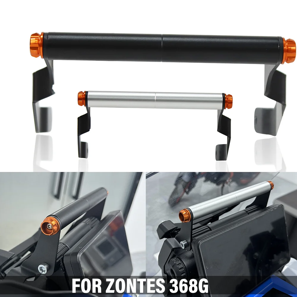 For ZONTES 368G 368 G Motorcycle Accessories Mobile Phone Mount Extension GPS Navigation Handlebar Bracket Holder Modification