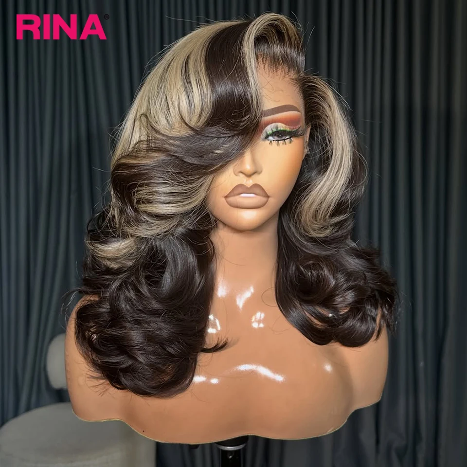dart-brown-blonde-body-wave-short-bob-wig-13x4-transparent-lace-frontal-200-density-human-hair-wigs-pre-plucked-with-baby-hair