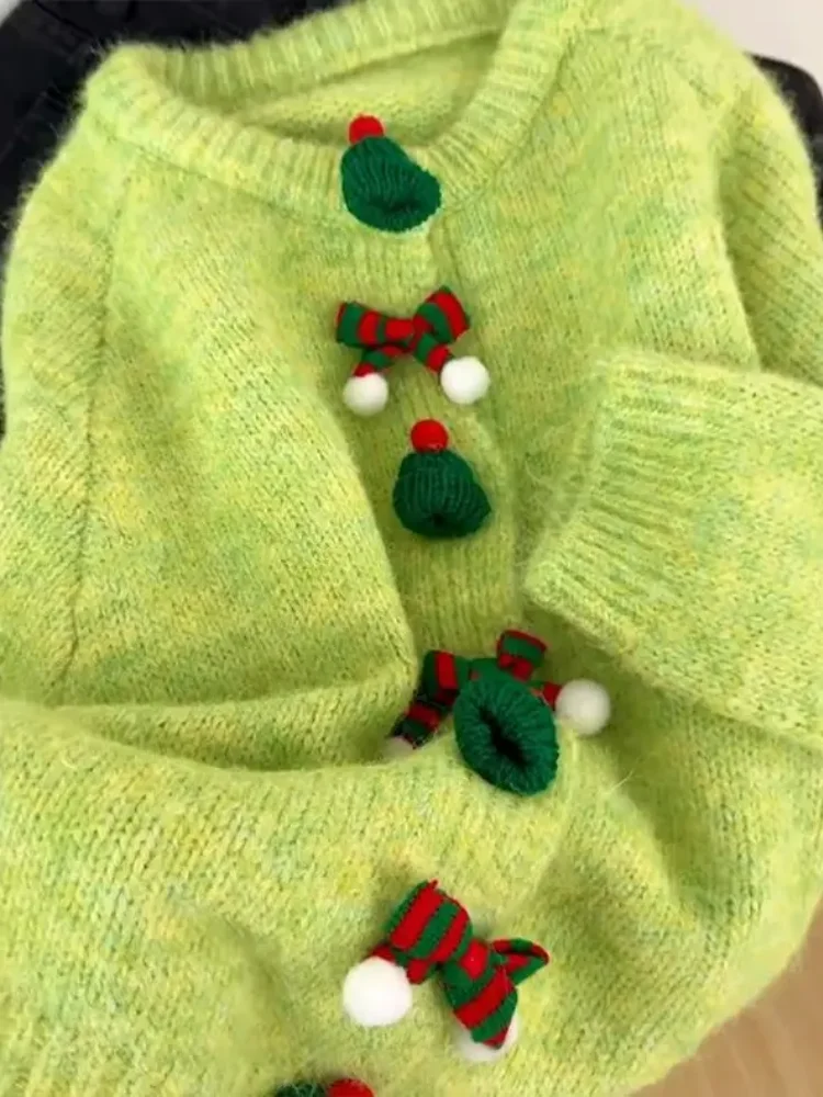 Cisas een Gebreide Trui vrouwen Losse Luie Sle High-End Thi Zachte Vest Jas Herfst Winter Faion Pendelen sle