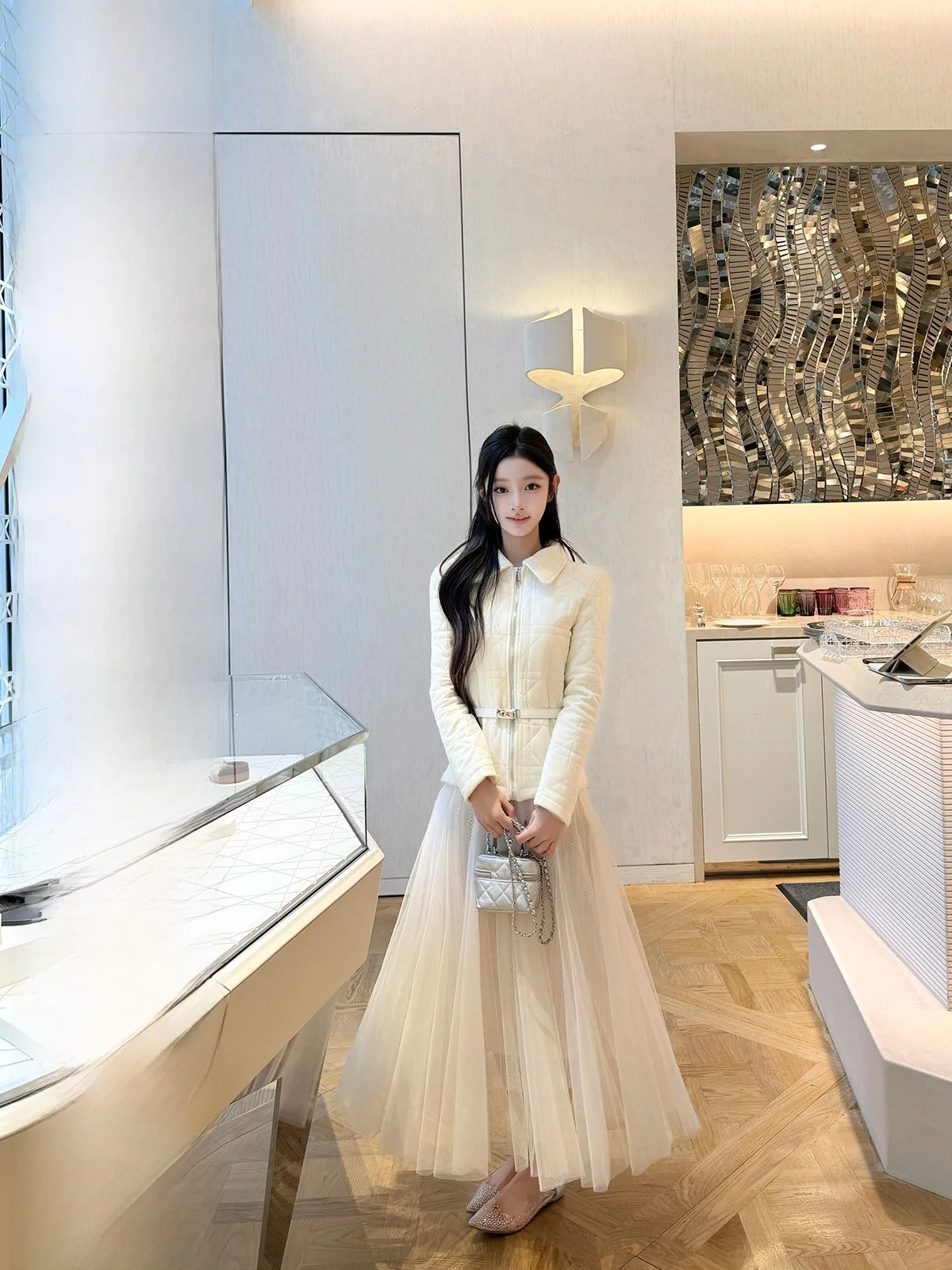 

Мягкая универсальная длинная юбка для женщин с высокой талией, простая, для повседневной носки, из других материалов, 100% прочные материалы, прочее.