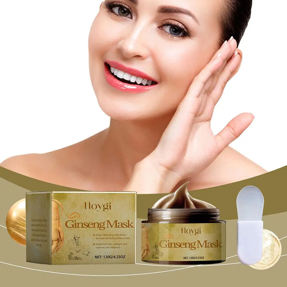 Ginseng Face Ginseng Peeling Cleansing Deep Product Skin Care Pores Moisturizing 120g Shrink B J7g9