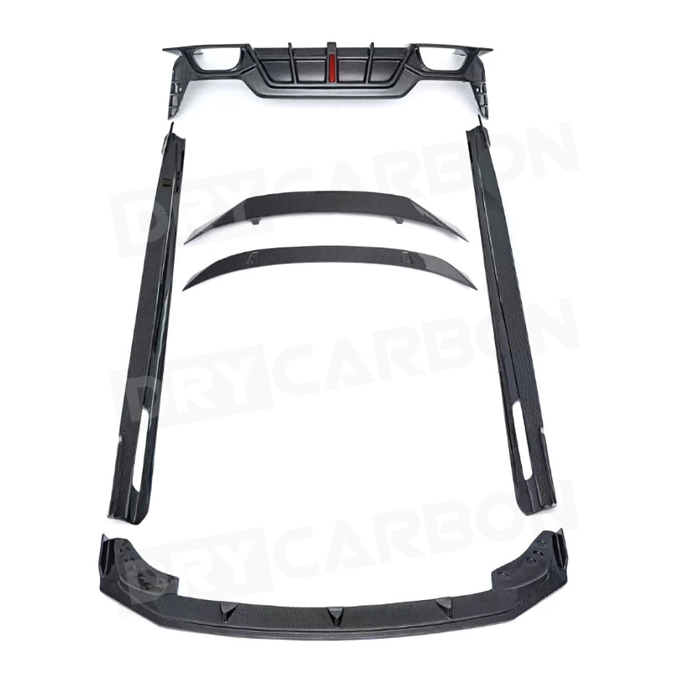 Dry Carbon Fiber Front Bumper Lip Rear Spoiler Side Skirts Rear Diffuser for BMW G20 Sport 2023+ Car Styling Accessories FRP