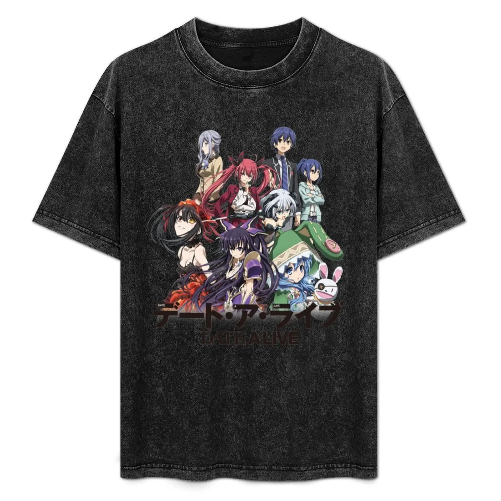 

Date A Live T-Shirt Work Utility Casual Tee Shirt