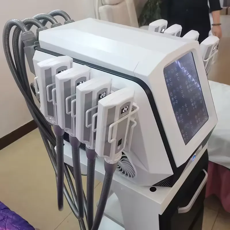 

New Portable Ice Sculpture Machine 8 Board Cryo Slimming Machine Fat Reduction Cryotherapy Cellulite Removal Body Sculpting