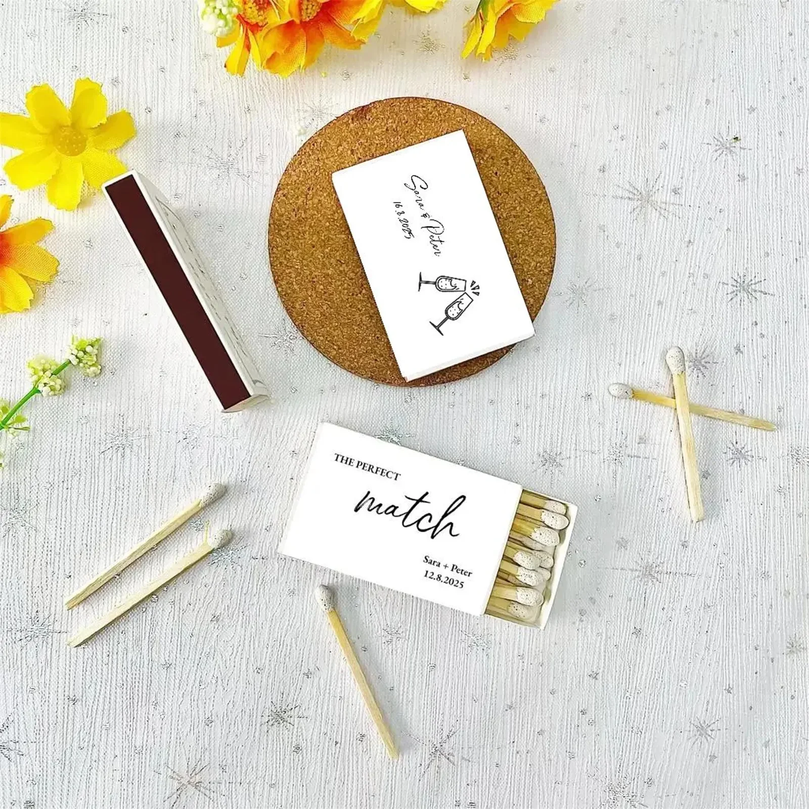 

LABELS ONLY, Custom Matchboxes Labels, Matchbook Custom Stickers, Matchbook Labels, White Matchbooks Labels, Custom Wedding Labe