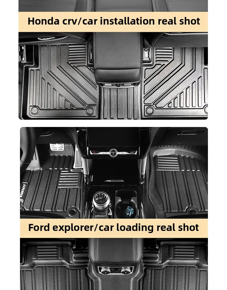 

TPE Floor Mat Is Suitable for Toyota LC76/LC71/LC79 Left Rudder Car Floor Mat Trunk Pad Waterproof