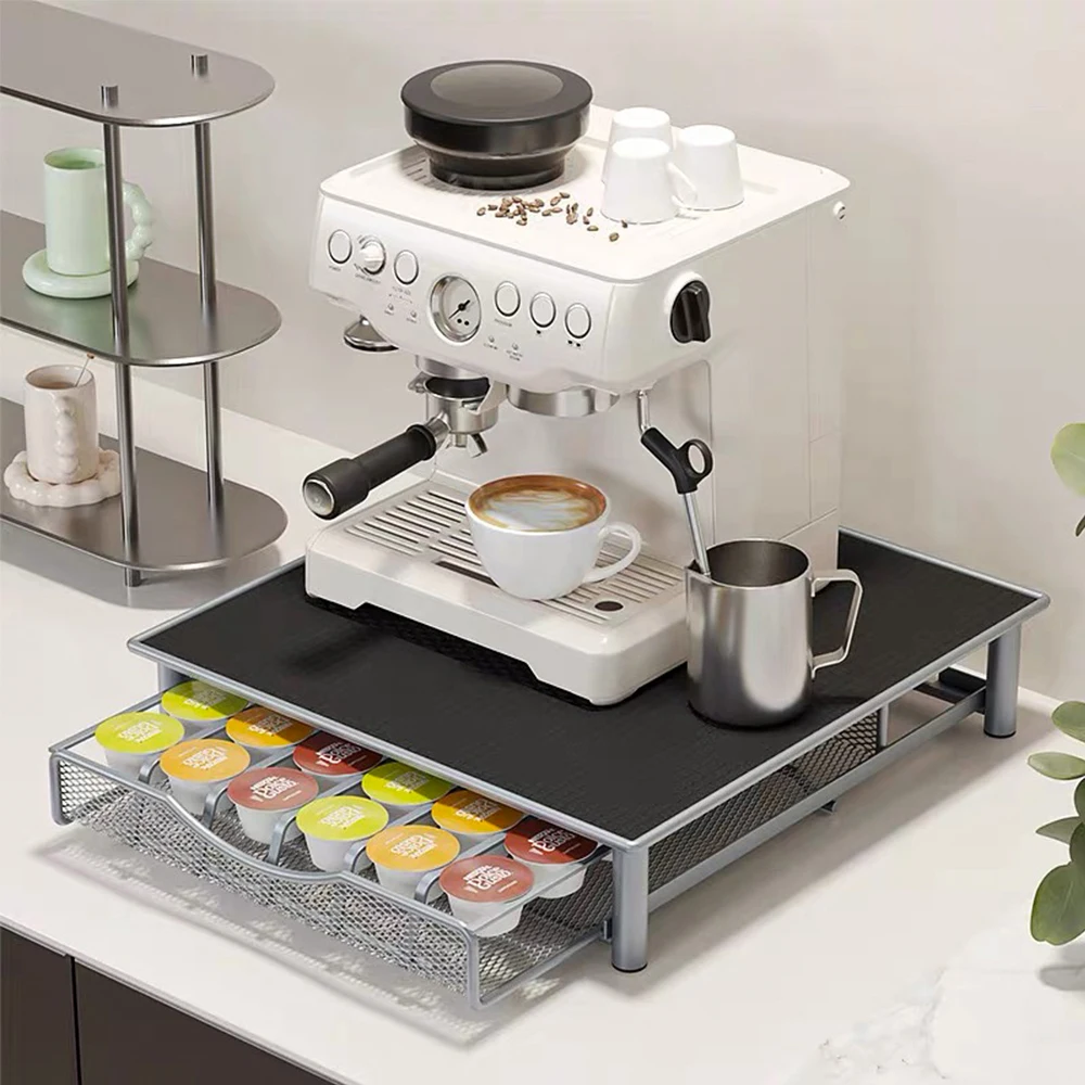 Kapselhalter, kompatibel mit Kaffeekapseln, Kaffeekapsel-Aufbewahrungsschublade für 36 Kapseln, Kapsel-Organizer