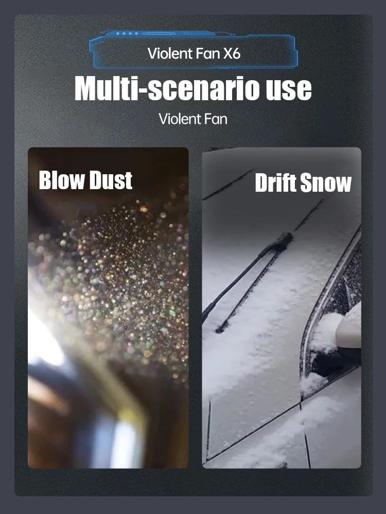 X6 مروحة توربو صغيرة 53 متر/الثانية مروحة تربو محمولة 250000 دورة في الدقيقة منفاخ توربو نفاث محرك بدون فرشاة مروحة قناة محمولة أداة تنظيف من النوع C
