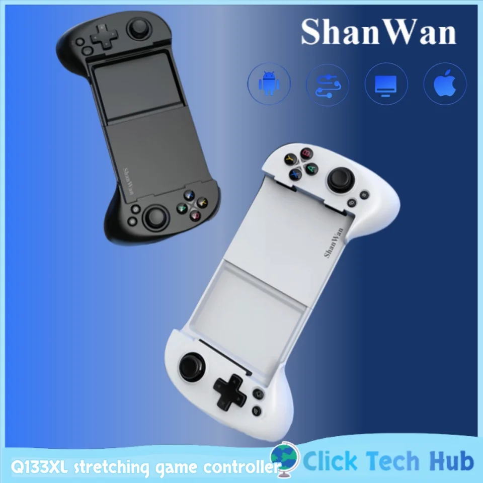 

ShanWan Q133XL stretching game controller Hall joystick somatosensory p-gear for switch Android Apple PC ISO emulator DNFppsspp