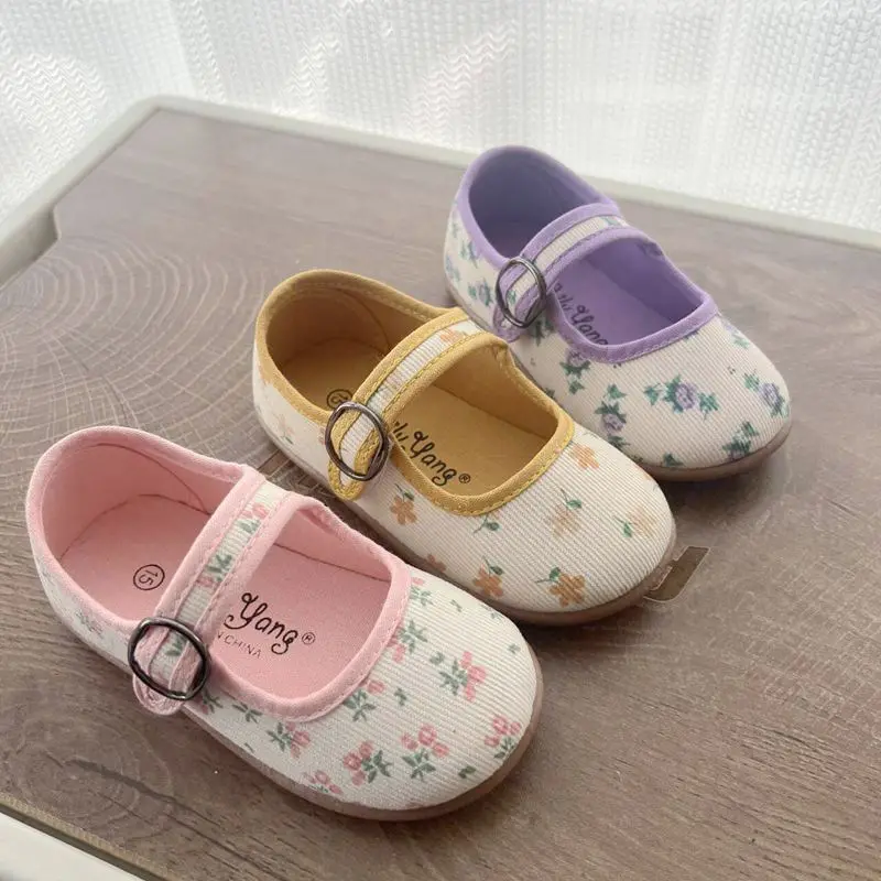 

Кроссовки, осень 2023, новая детская повседневная обувь, удобная нескользящая парусиновая обувь для девочек, простые универсальные детские туфли на плоской подошве, Zapatos Niña