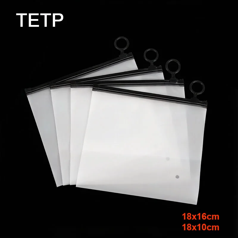 

TETP 50Pcs Frosted Zipper Bags For Mini Toy Card Eraser Pen Packaging Storage DIY Gift Decoration Plastic Pouches Protable