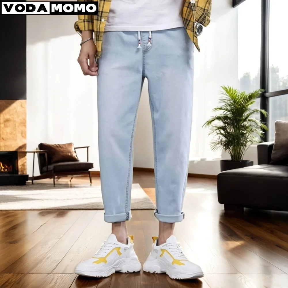 

Men Jeans Male Trousers Simple Design High Quality Cozy All-match Students Daily Casual Korean Fashion Ulzzang Ins 3XL jean