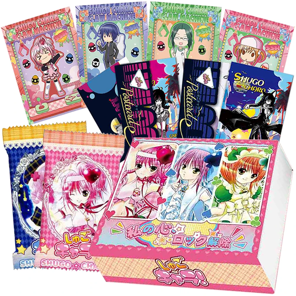 

Shugo Chara Collection Card Popular Girl Anime Peripheral Exquisite Doll Machine Shaped Cards Fans Like Birthday Surprise Gifts