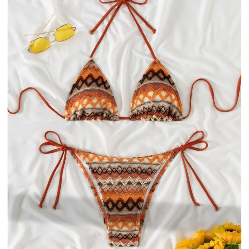 Bikinis sexis de verano, trajes de baño para mujer, traje de baño Push Up para mujer, ropa de baño para playa, trajes de baño, conjunto de Bikini brasileño, bañista para piscina 2025