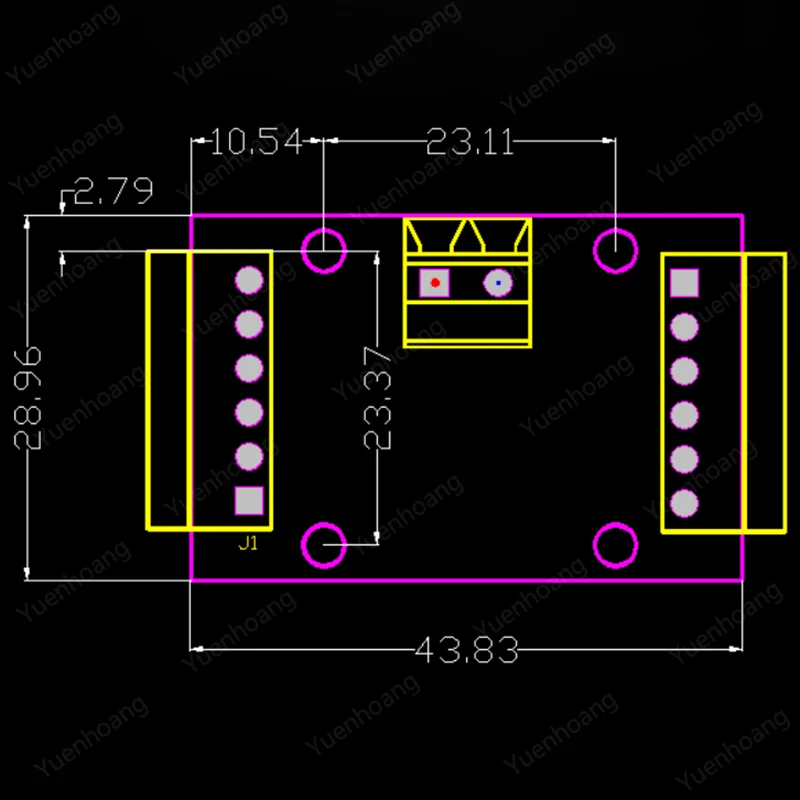1PCS LVDS TTL Signal Conversion Module 4 Channel Differential Level Converter Board Data Rate 155Mbps Electronics Accessory
