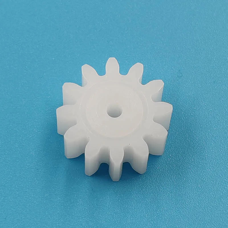 12T 0.8M Plastic Gear OD=14mm ID=1.9mm 12 Teeth Thick 6mm POM Pinion DIY Parts