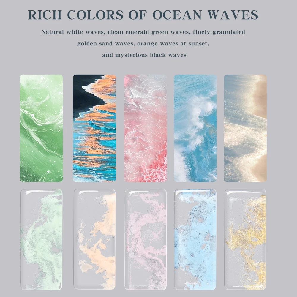 Vendeeni, 10 colores/juego, efecto de onda de mar, acuarela, flor, esmalte de uñas en Gel, pintura de tinta LED UV, manicura, esmalte de uñas sin TPO/HEMA