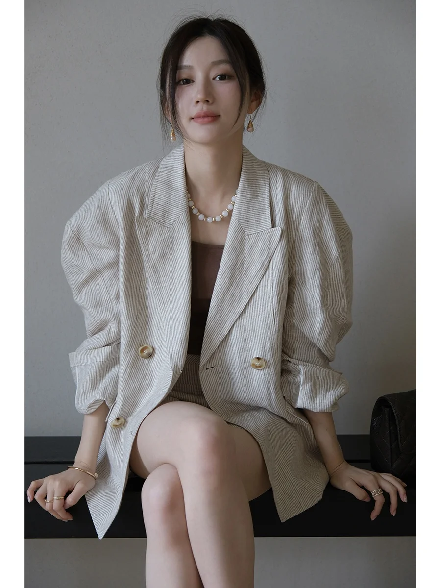 

Новый летний комплект Yum Banana Sve: модный повседневный льняной костюм с шортами для женщин