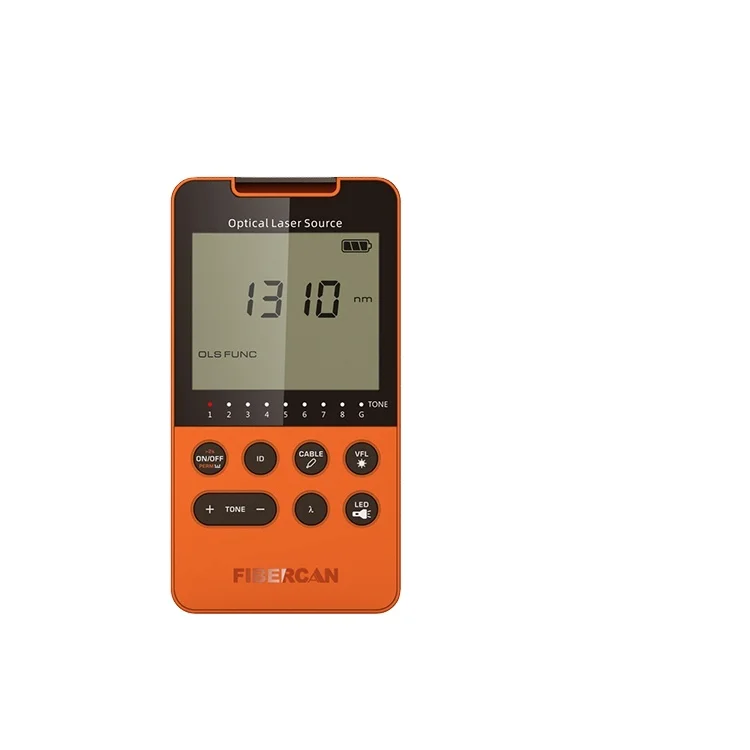

Optical Power Meter -70~+10dBm Handheld Fiber Optic Power Meter with RJ45 Cable Tester Mode