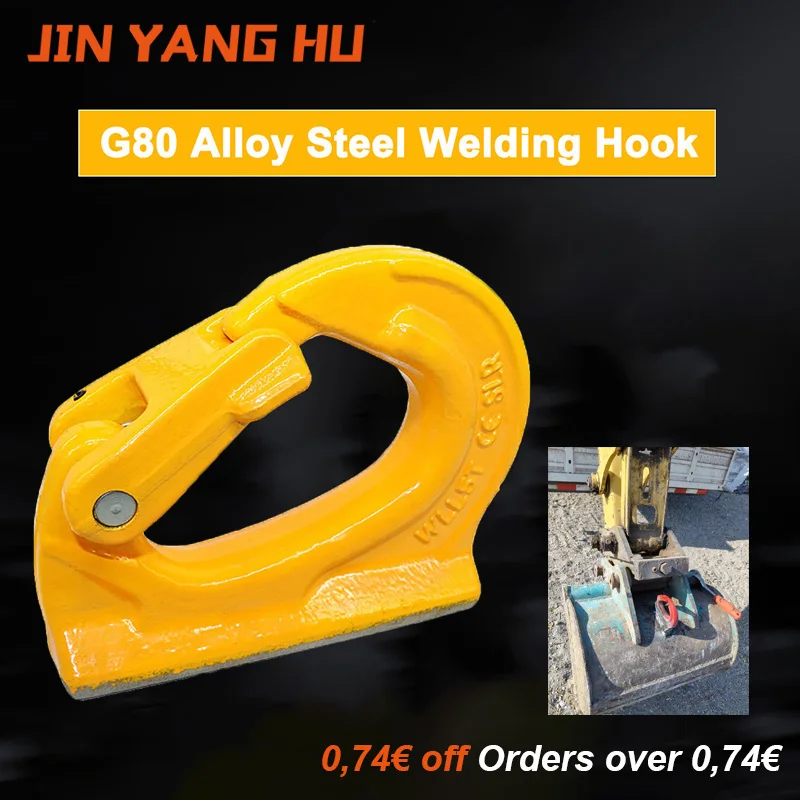

Excavator Welding Lifting Hook Trailer Bucket Lifting Hook Excavator Hook Towing Hook Hoisting Hook Bucket Welding Back Hook