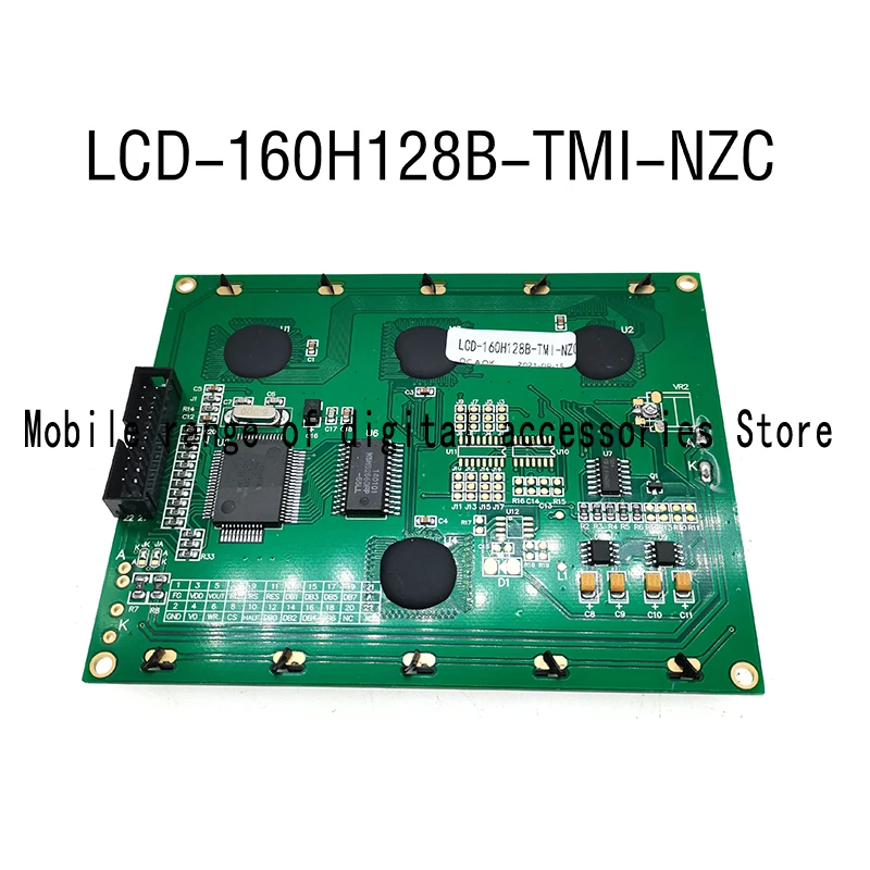 Compatible LCD Para 160128B Rev E VISHAY LCD-160H128B-TMI-NZC PC-001 94V-0 De Reemplazo Blue Screen