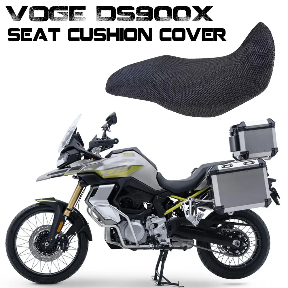 

3D honeycomb mesh motorcycle seat cover, breathable seat cover with heat insulation For Loncin VOGE DS900X
