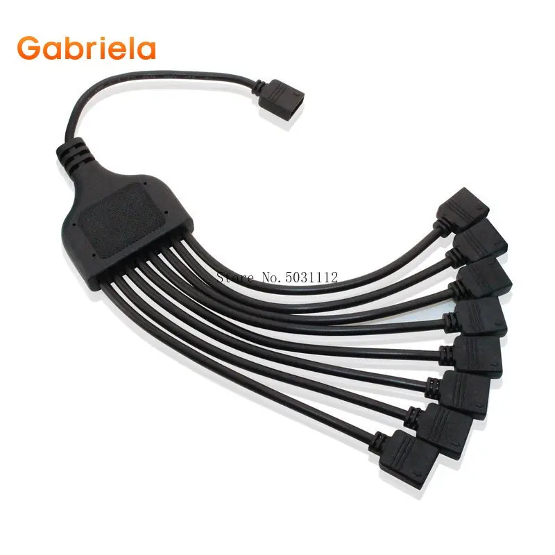 4-Pins Rgb Connector Kabel 1 Tot 2 3 4 5 6 8 Female Naar Female Splitter Connector Verlengkabel Voor 3528 5050 Rgb Led Strip Light