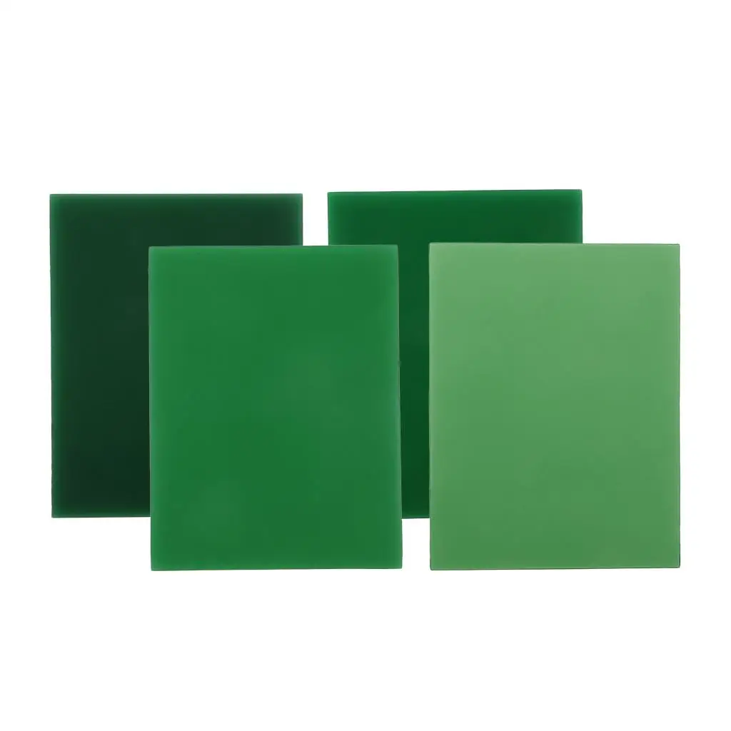 Jewelry Carving Engraving Wax Goldsmith Tool Green Waxing for Injection Setting Jewelry Making Model Thickness 1/2/3/4MM